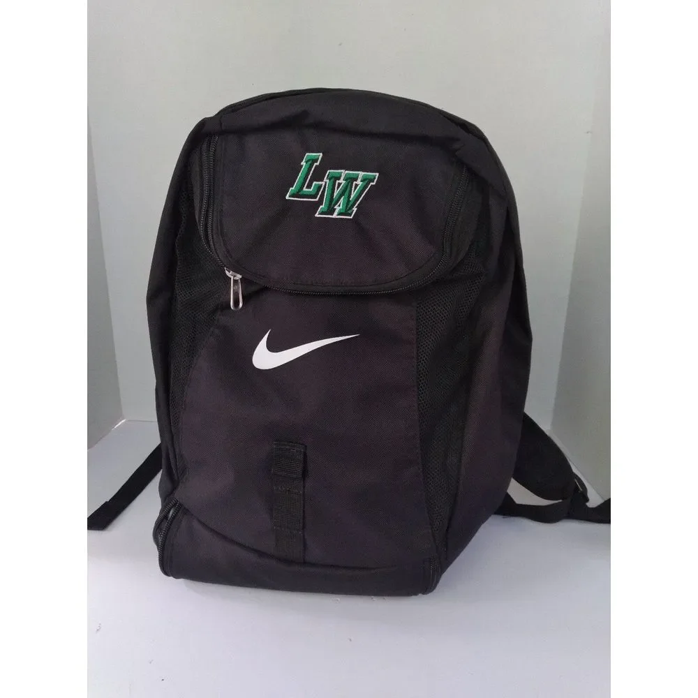 Nike Backpack Laptop School Travel Lightweight Black LW Logo‎
